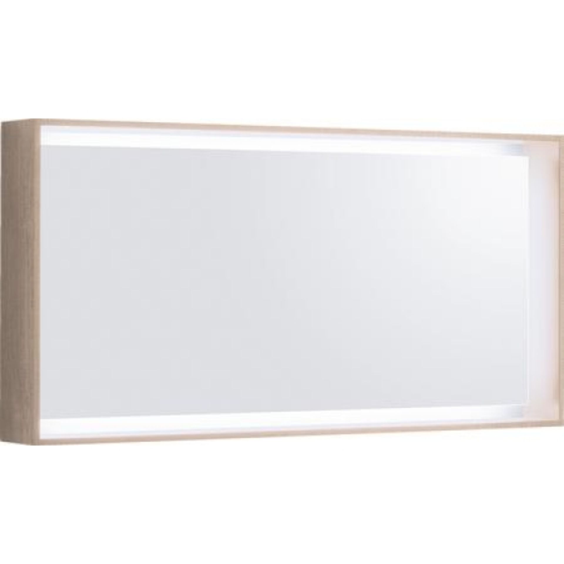 (UR31) Keramag Citterio 1184mm Natural Beige/Oak Illuminated Mirror. RRP £789.99. 1184x584x140... - Image 2 of 3