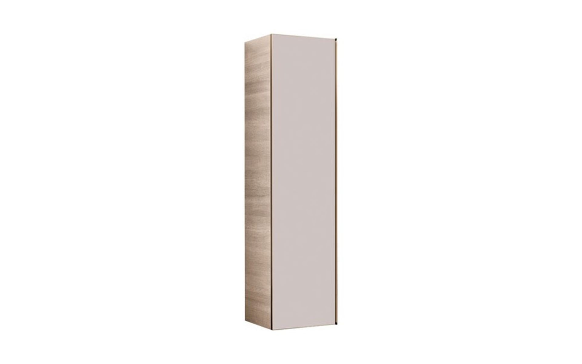 (XL139) Keramag Citterio Tall Cabinet 400x1600x371mm. RRP £899.99. Wood Structure Oak Tranche ...( - Image 3 of 3