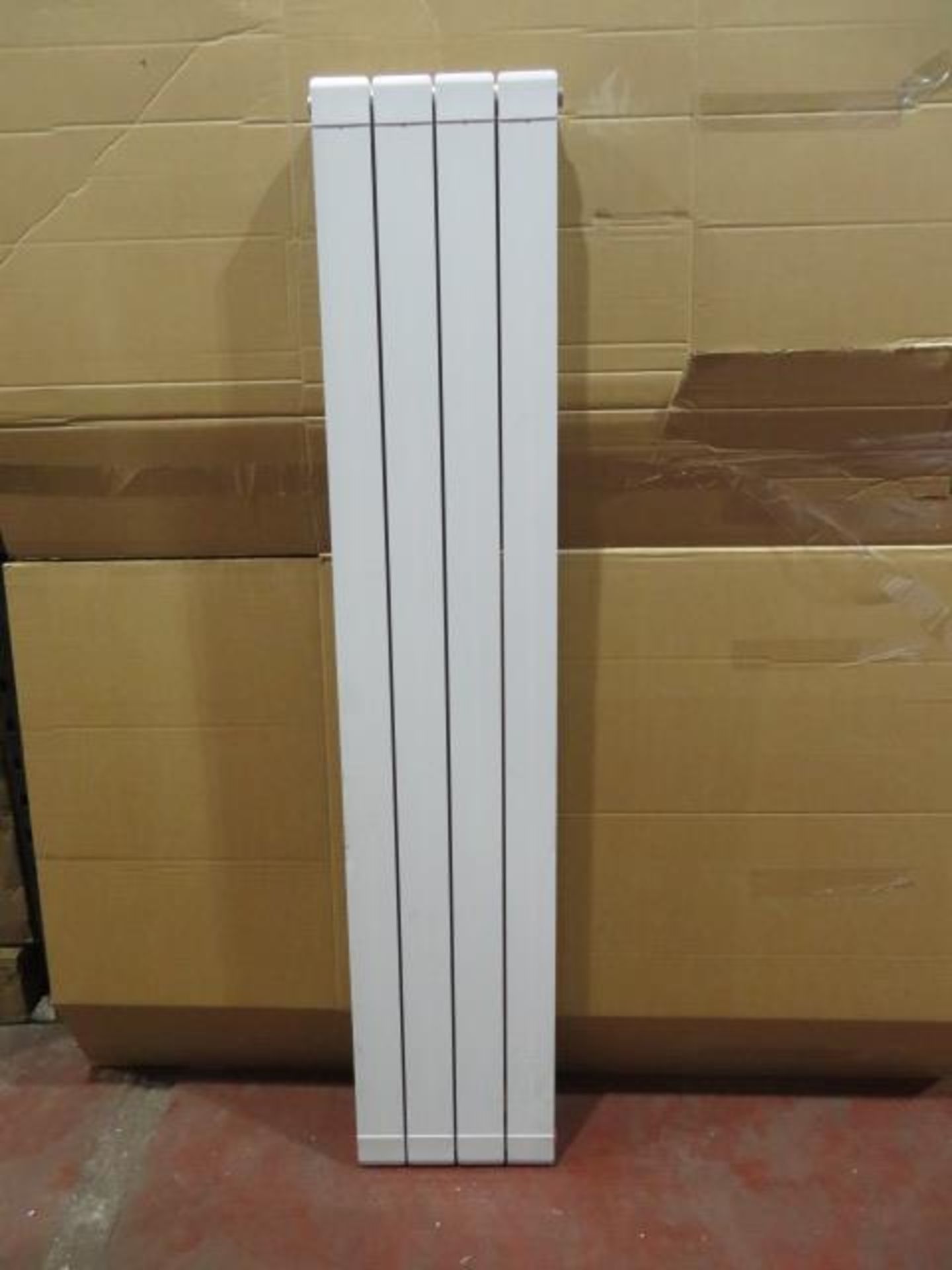 (UR12) 1600x315mm White Flat Panel Vertical Radiator. RRP £449.99.Ultra-modern in design we r... - Image 3 of 3