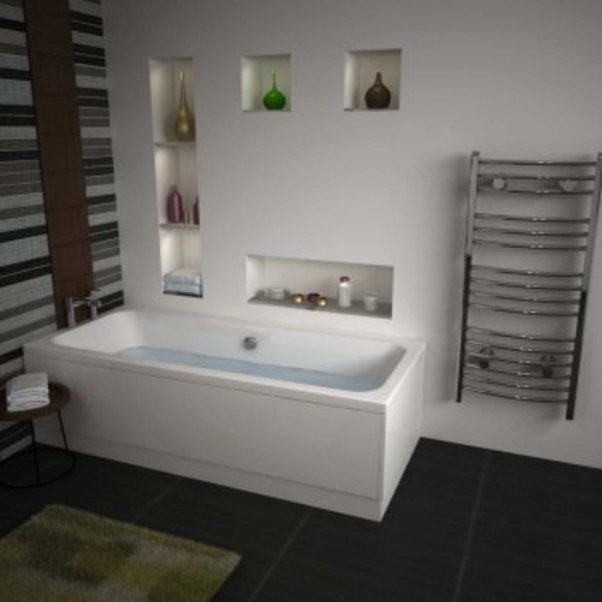 (UR5) 2000x900mm Keramag Deep Double Ended Bath. RRP £997.99. Our range of double ended baths... - Image 3 of 4