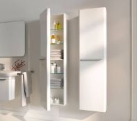 (UR27) 1500mm Keramag myDay White Matte Tall Storage Cabinet. RRP £1,056.32. The Geberit MyDay...