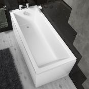 (RC102) 1700x750mm Square Single Ended Bath. Manufactured in the UK Sanitary grade cell cast r...