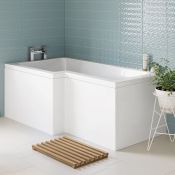 (CP118) 1500mm Left Hand L-Shaped Bath. RRP £432.99.Constructed from high quality acrylic Len...
