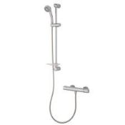 (QP125) Imani Chrome effect Bar mixer shower RRP £75.99.This simple and stylish mixer shower ...