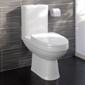 Sabrosa II Close Coupled Toilet & Cistern inc Soft Close Seat Made from White Vitreous China a...