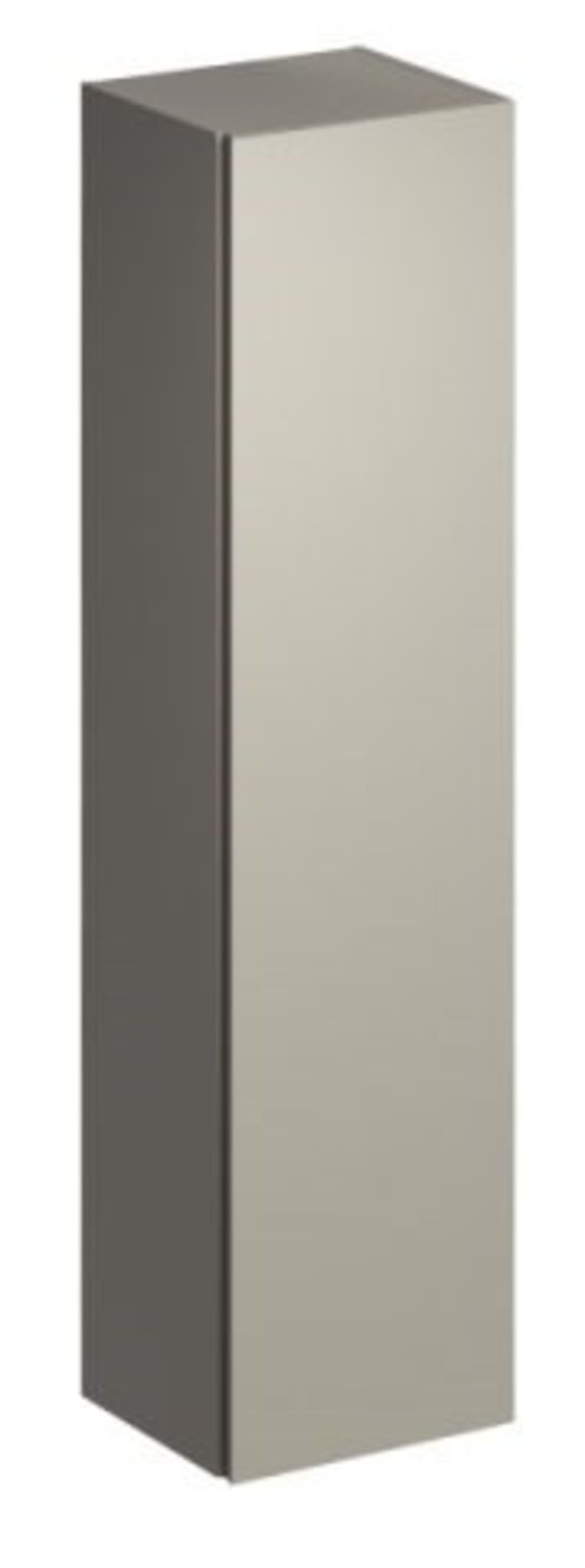 (PC38) Keramag 1700mm Xeno High Cabinet Greige,Lack Matt. RRP £885.99. Keramag Xeno 2 tall c...(