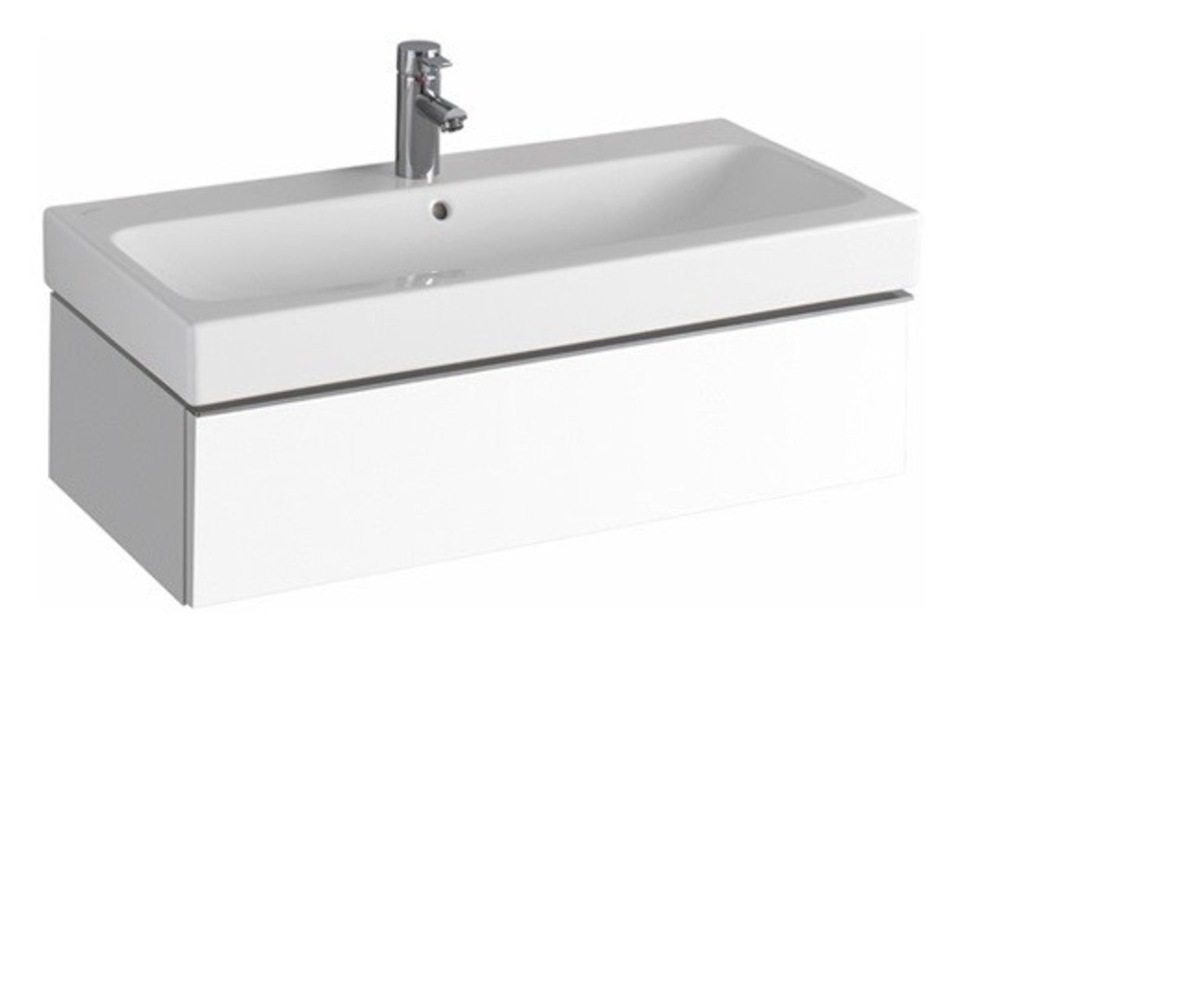 (RC25) Keramag 590mm Alpine High Gloss iCon Drawer Front Vanity Unit. RRP £812.99. Comes compl... - Image 2 of 2