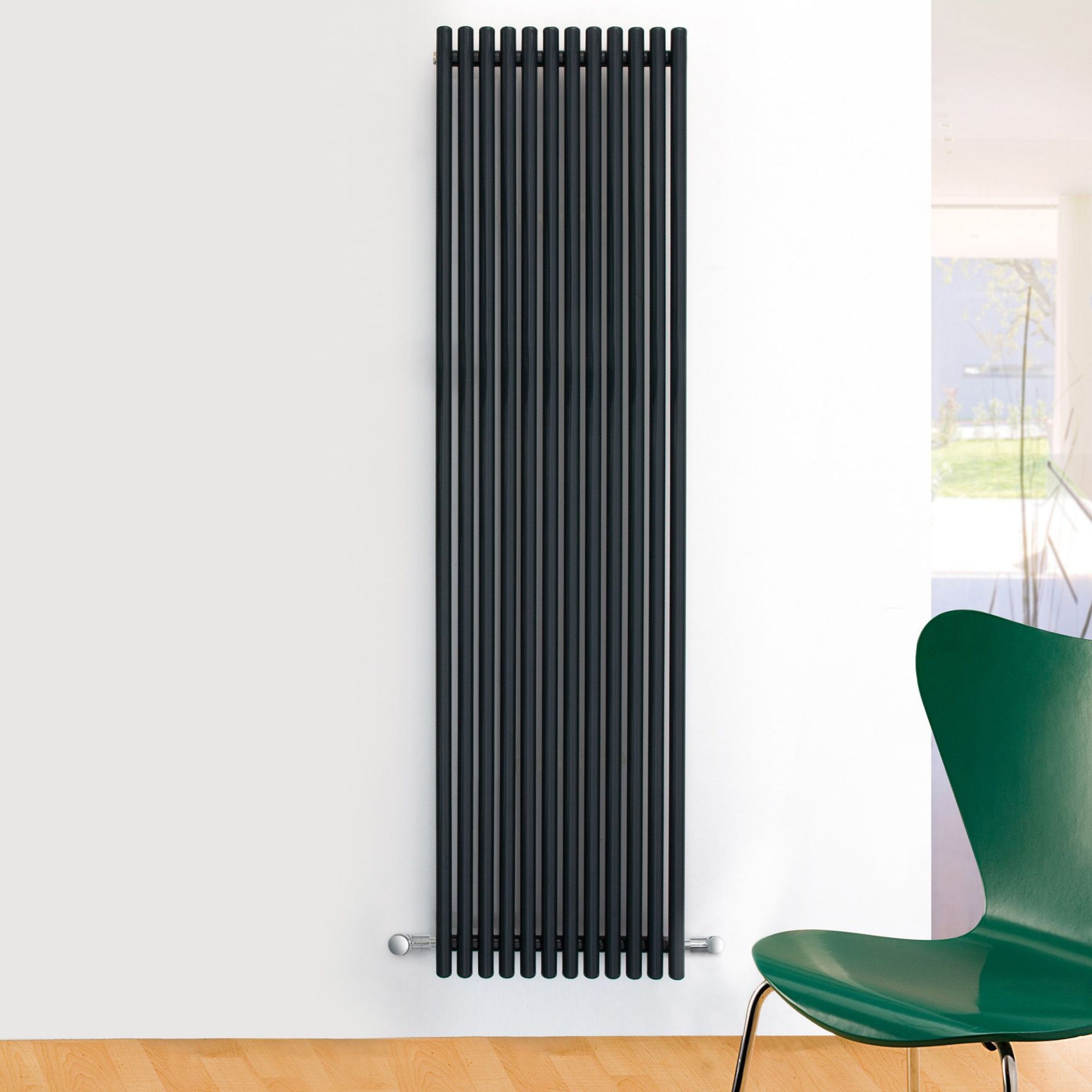 (HM22) 1800x550mm Ximax Supra Vertical Designer radiator Anthracite. RRP £459.99. Discover ou...