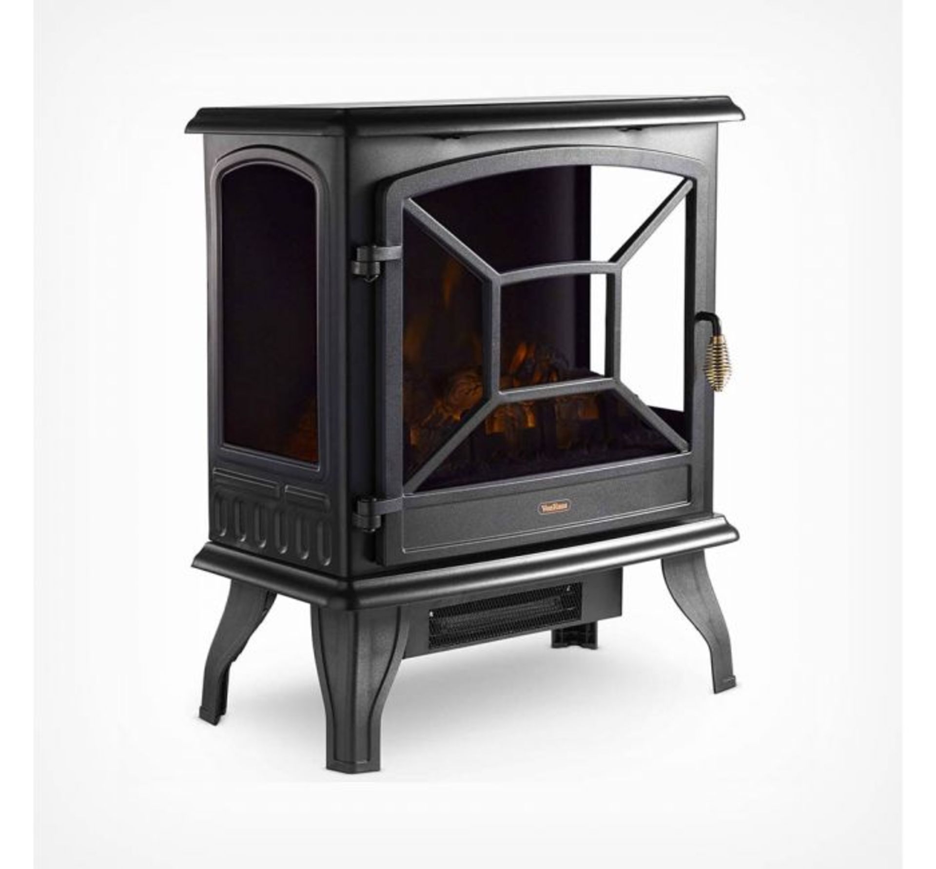 (JL99) 1800W Black Panoramic Stove Heater Electric stove heater with three tempered glass(JL99)( - Image 2 of 4