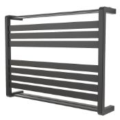 (HM115) 600x800mm Loreto Grey Water Towel Warmer. RRP £134.99. Innovative 'C' shape design wit...