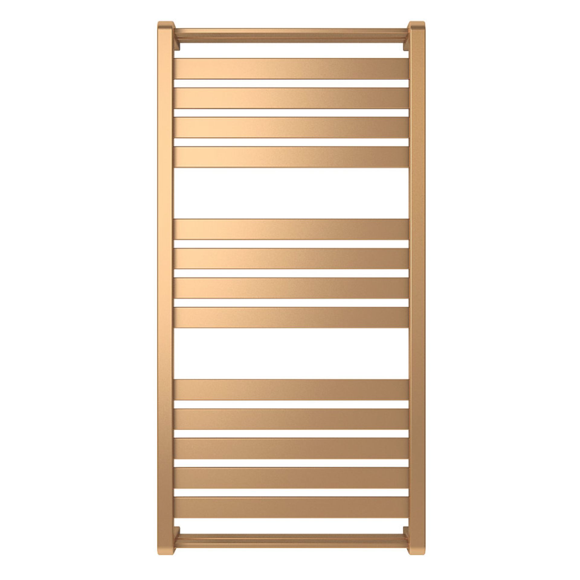 (HM24) 1000x500mm Copper Desinger Loreto Veritcal Water Towel Warmer. Innovative 'C' shape desi... - Image 3 of 4