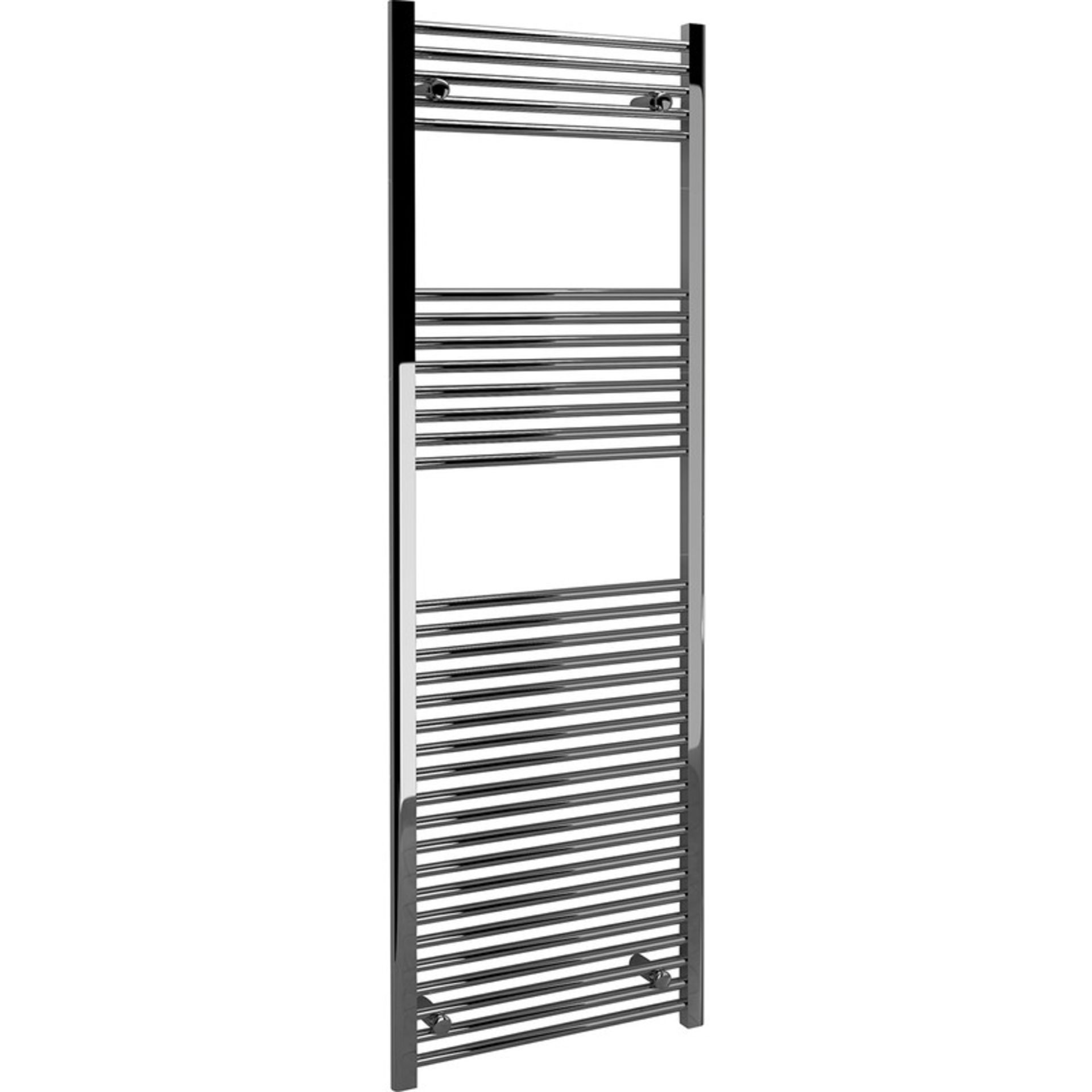 (HM114) 1000x450mm Kudox Chrome Flat Ladder Towel Radiator. A great towel warmer not only heat...