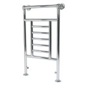 (RC54) 914x535mm Victorian Stlye Towel Radiator. RRP £449.99. Traditional Victorian Chrome-Pl...