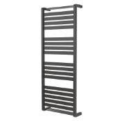 (HM136) 1300x500mm LORETO VERTICAL WATER TOWEL WARMER ANTHRACITE. RRP £269.99. Innovative 'C' ...