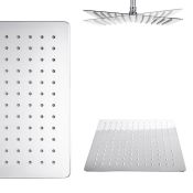 (HM129) 300mm Stainless Steel Square Shower Head. Solid metal structure Can be wall or ceiling...