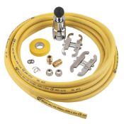 (HM108) TESLAFLEX GAS FITTING KIT 10M DN15 13 PIECES. RRP £134.99. Gas fitting kit containing ...