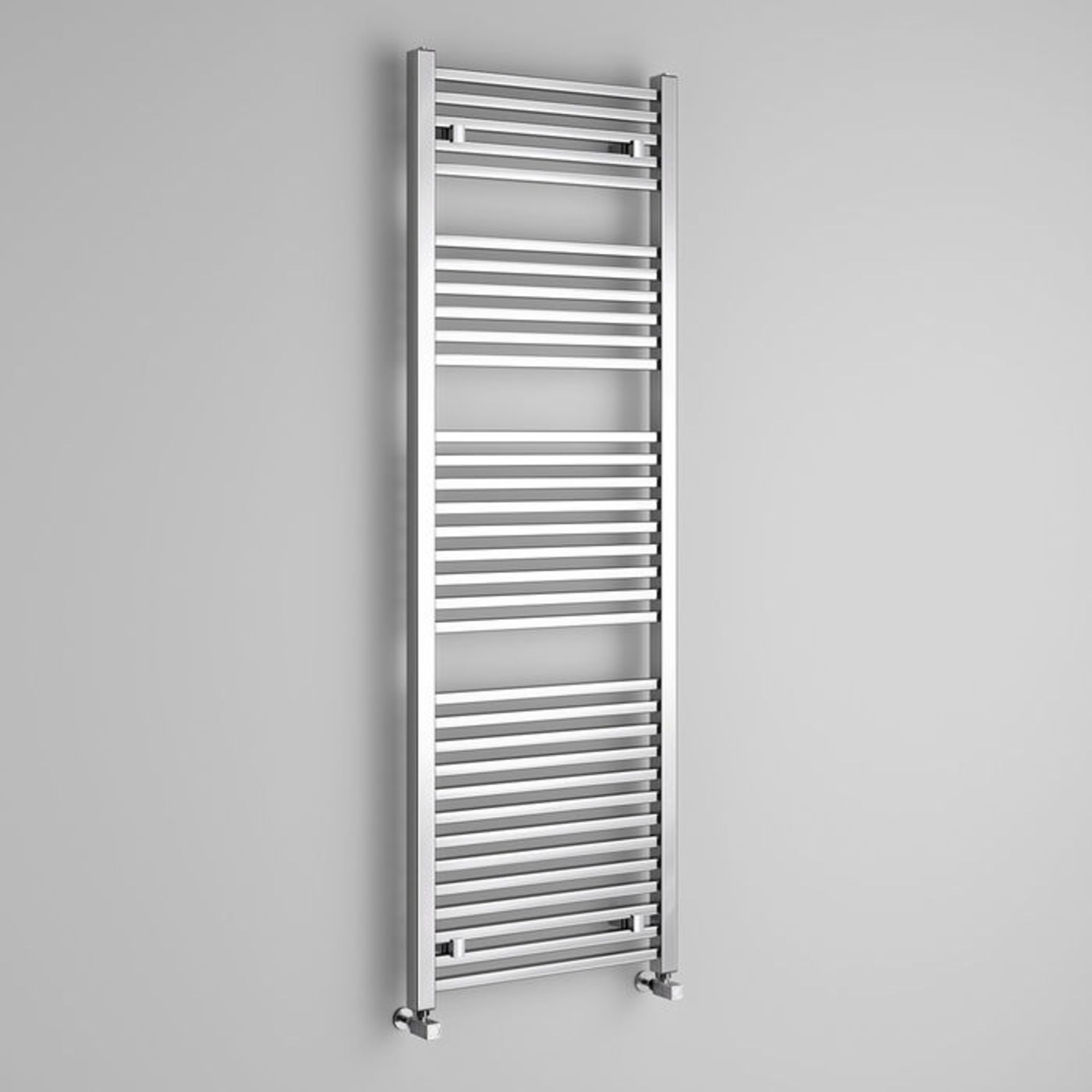 (HM52) 1800x400mm Chrome Flat Rail Ladder Towel Radiator. RRP £409.99. Enjoy the convenient du... - Image 2 of 2