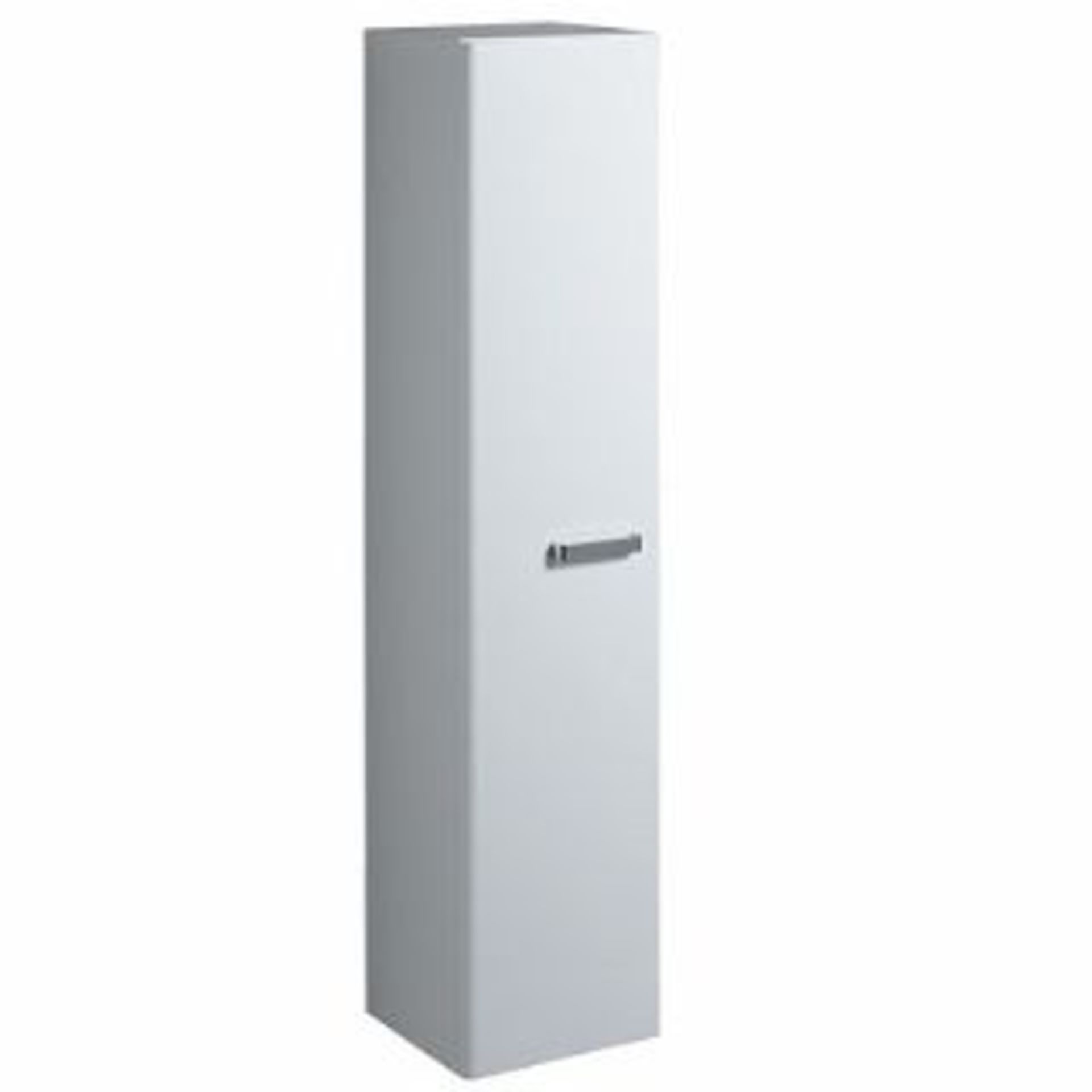 (DE100) Twyford 1730mm White Tall Furniture Unit. RRP £863.99. White gloss finish Wall mount...