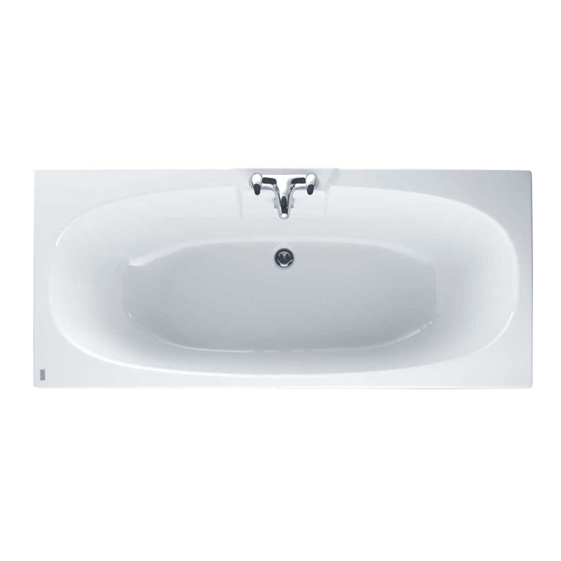 (PC137) 1750x750mm Twyford Rio Double Ended Bath.RRP £429.99.No Tap Hole Bath The Twyford Rio ... - Image 3 of 4