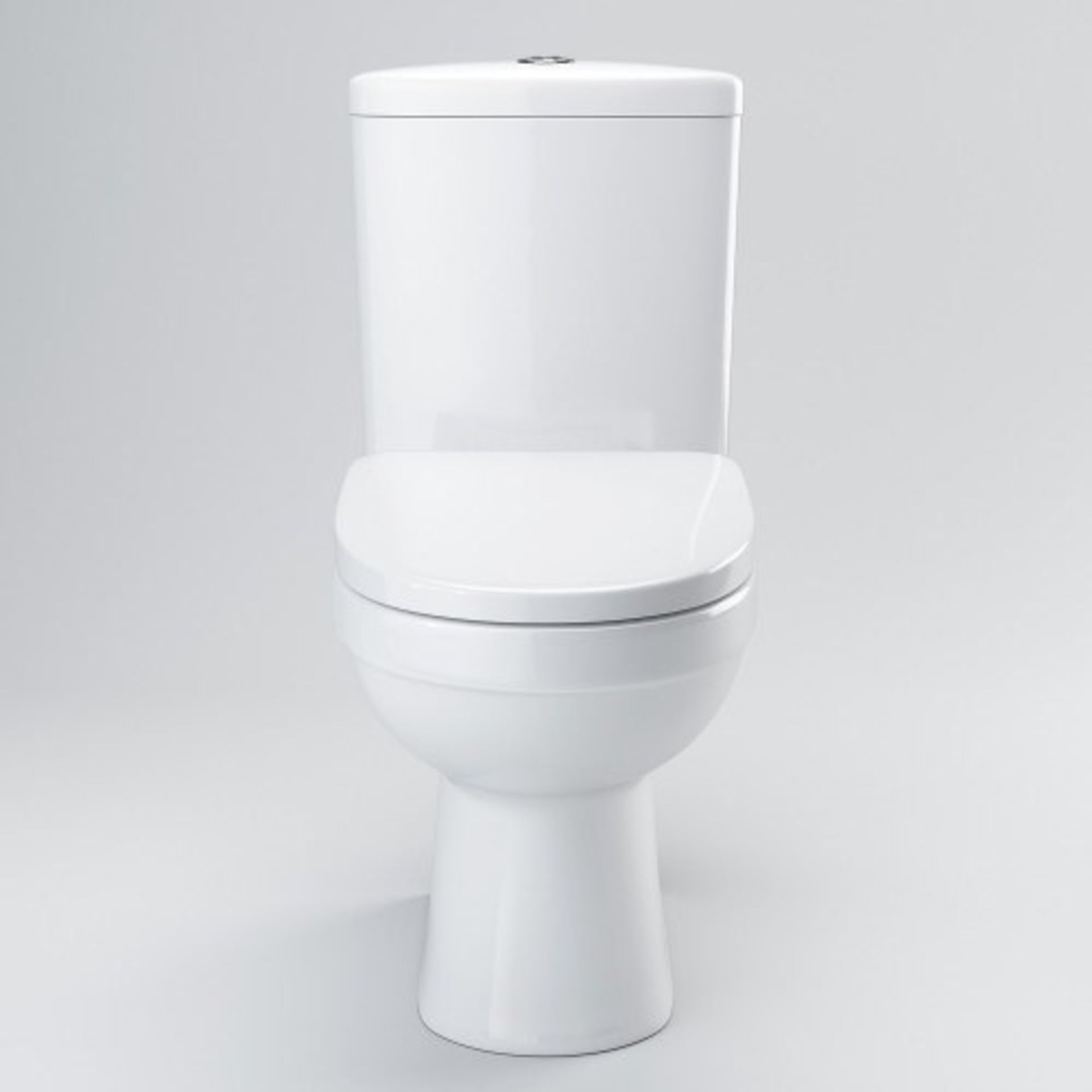 Sabrosa II Close Coupled Toilet & Cistern inc Soft Close Seat Made from White Vitreous Chi... - Image 3 of 3