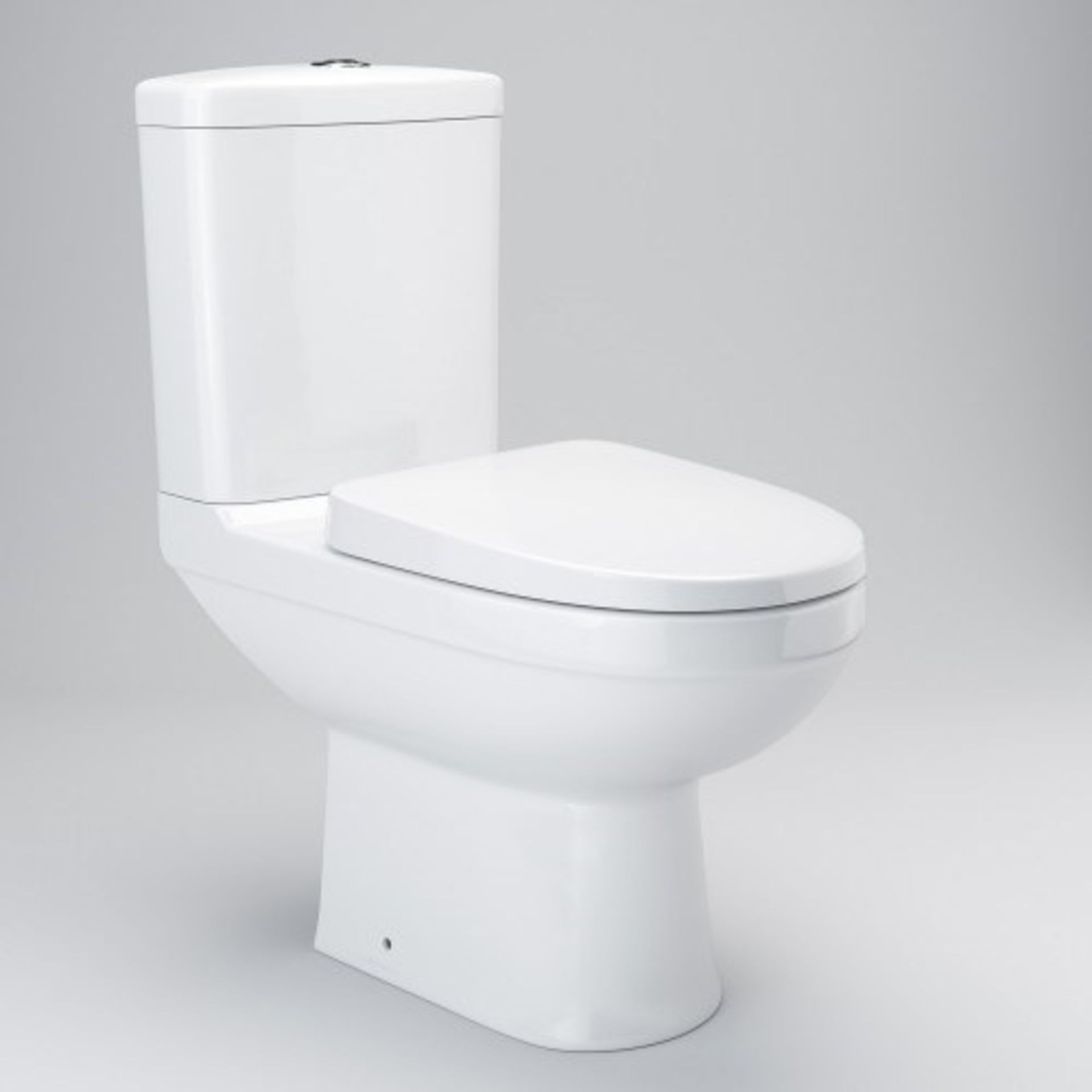 Sabrosa II Close Coupled Toilet & Cistern inc Soft Close Seat Made from White Vitreous Chi... - Image 2 of 3