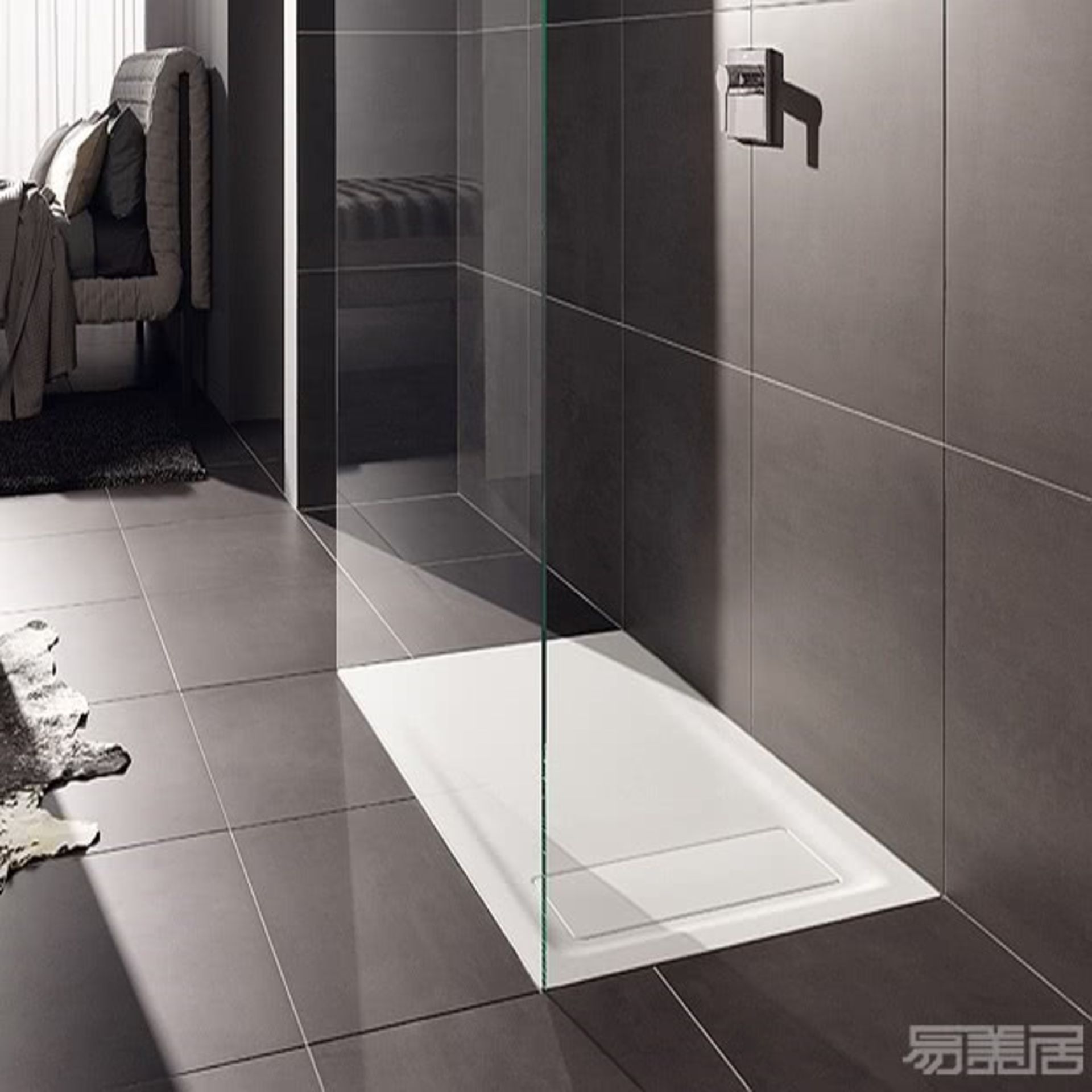 (LV102) Keramag 1200x900mm Opale White Shower Tray. RRP £1,479.99.Opale is sober, slender and ...