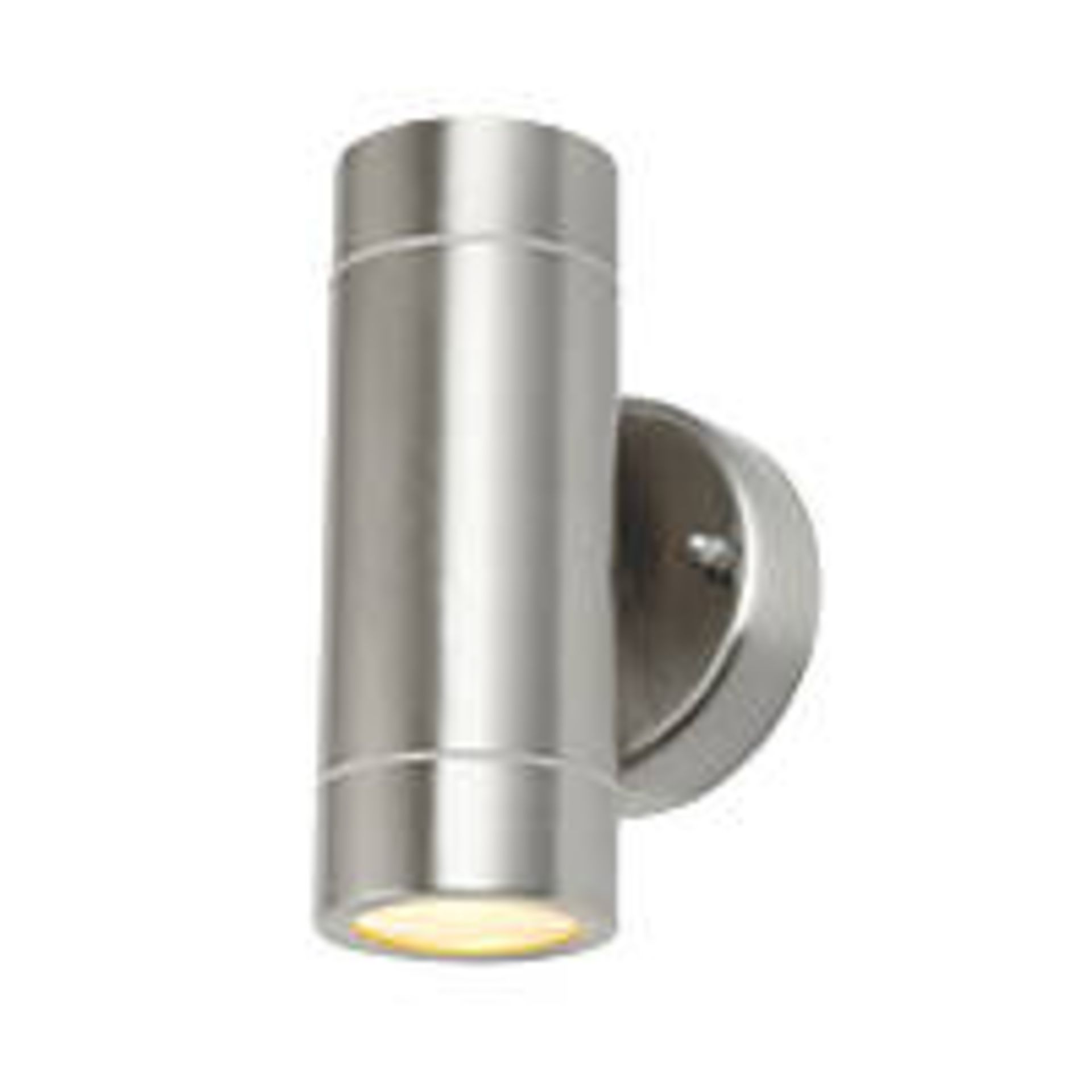 (DE40) Blooma Candiac Silver effect Mains-powered LED Outdoor Wall light 760lm You can install...