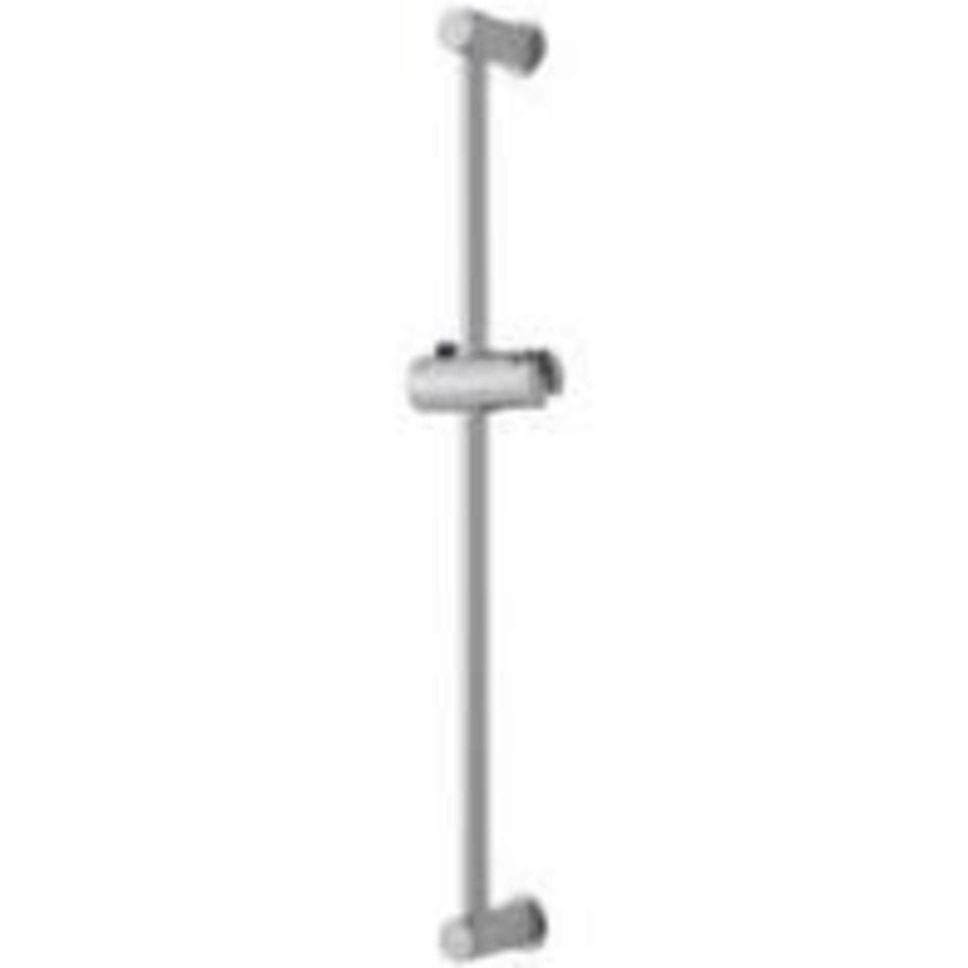 (XL82) Chrome effect Classic shower riser rail. The adjustable riser rail enables you to use t...(