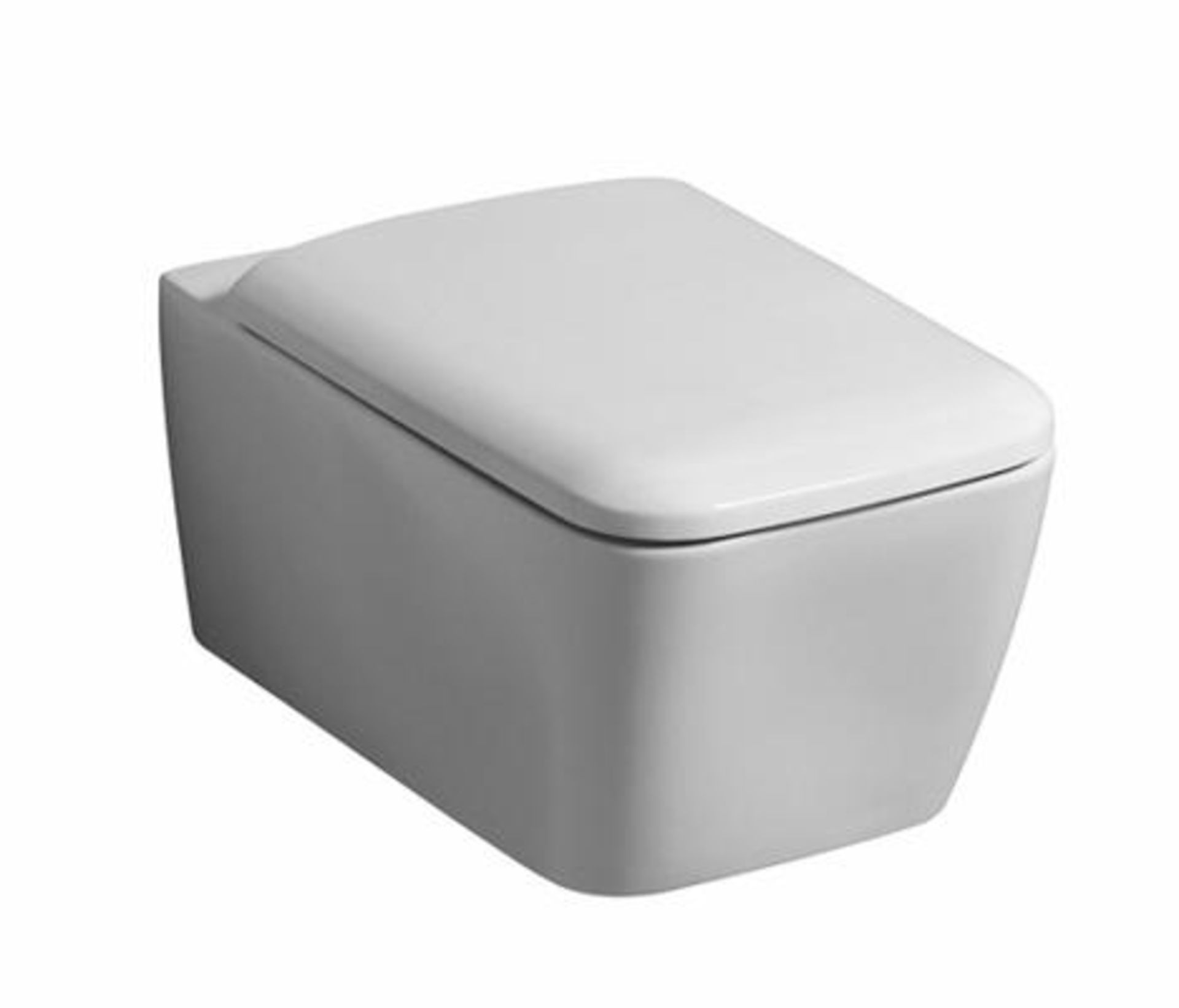 Keramag It! Back to wall Toilet Pan. The complete bathroom it! brings clear modernity to the ba...