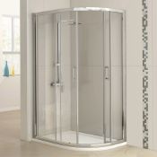 Twyfords 1200x900mm - 8mm - Offset Quadrant Shower Enclosure. RRP £599.99.Make the most of th...