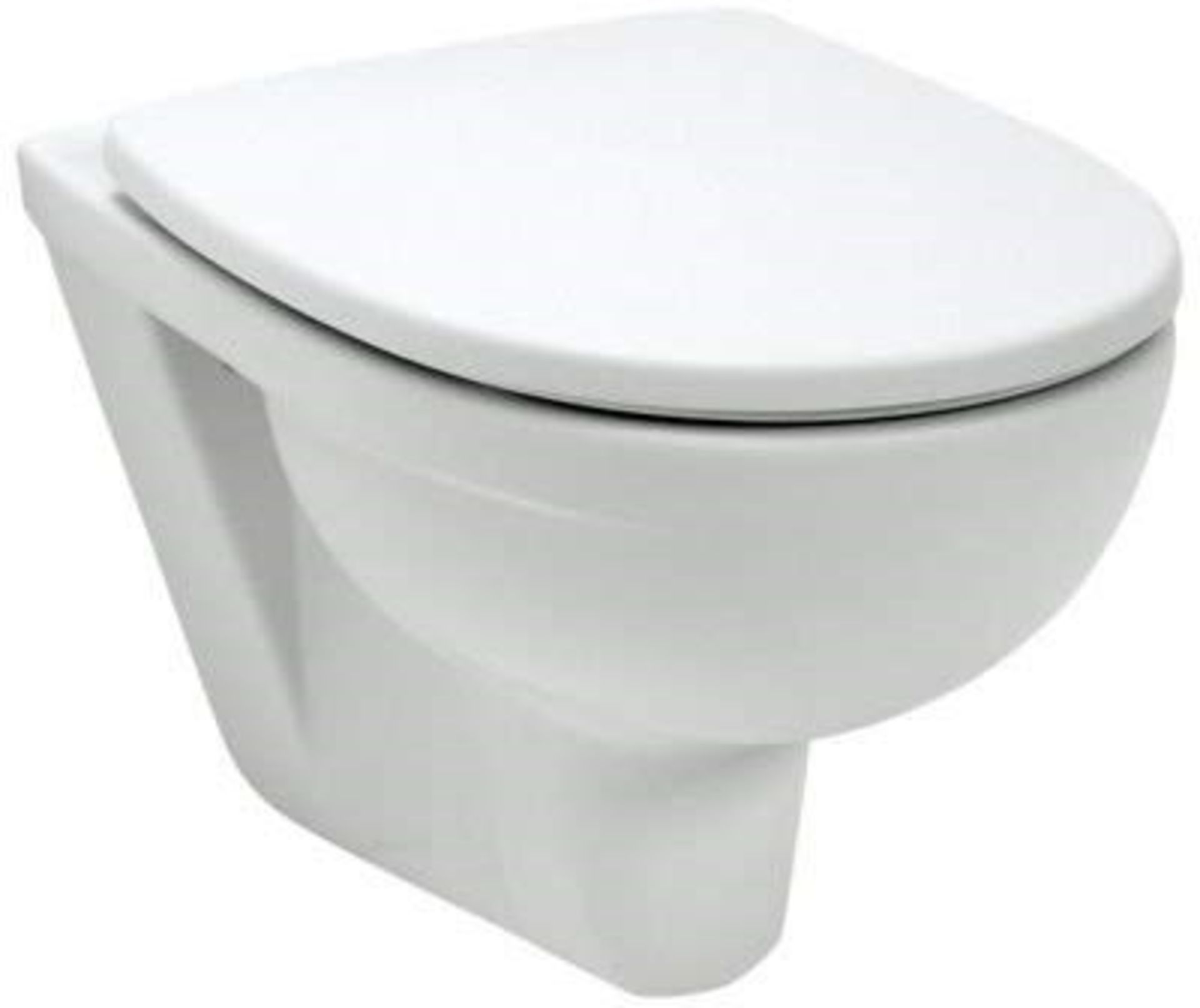 Twyford White Refresh Wall Hung WC Pan, Toilet.Seat not included.Twyford White Refresh Wall Hung - Image 2 of 2