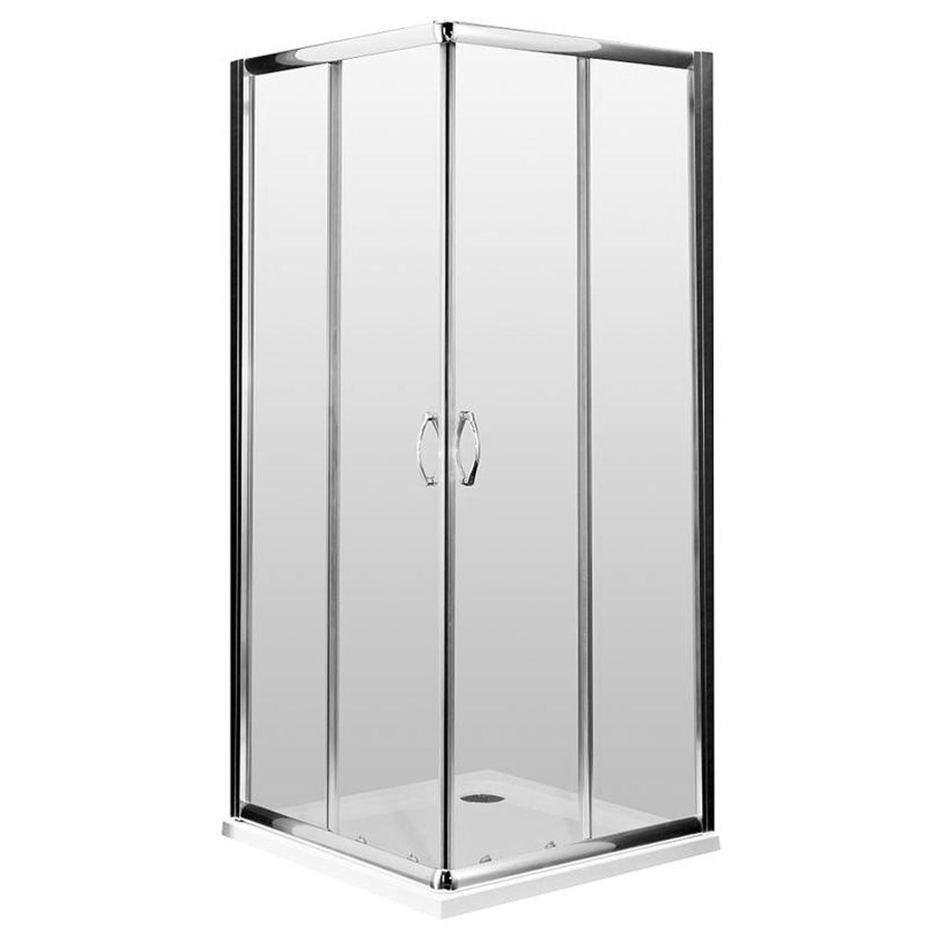 (QQ87) 800x800mm Newark Corner Entry Shower Enclosure RRP £439.99.The minimalist Newark corner... - Image 2 of 2