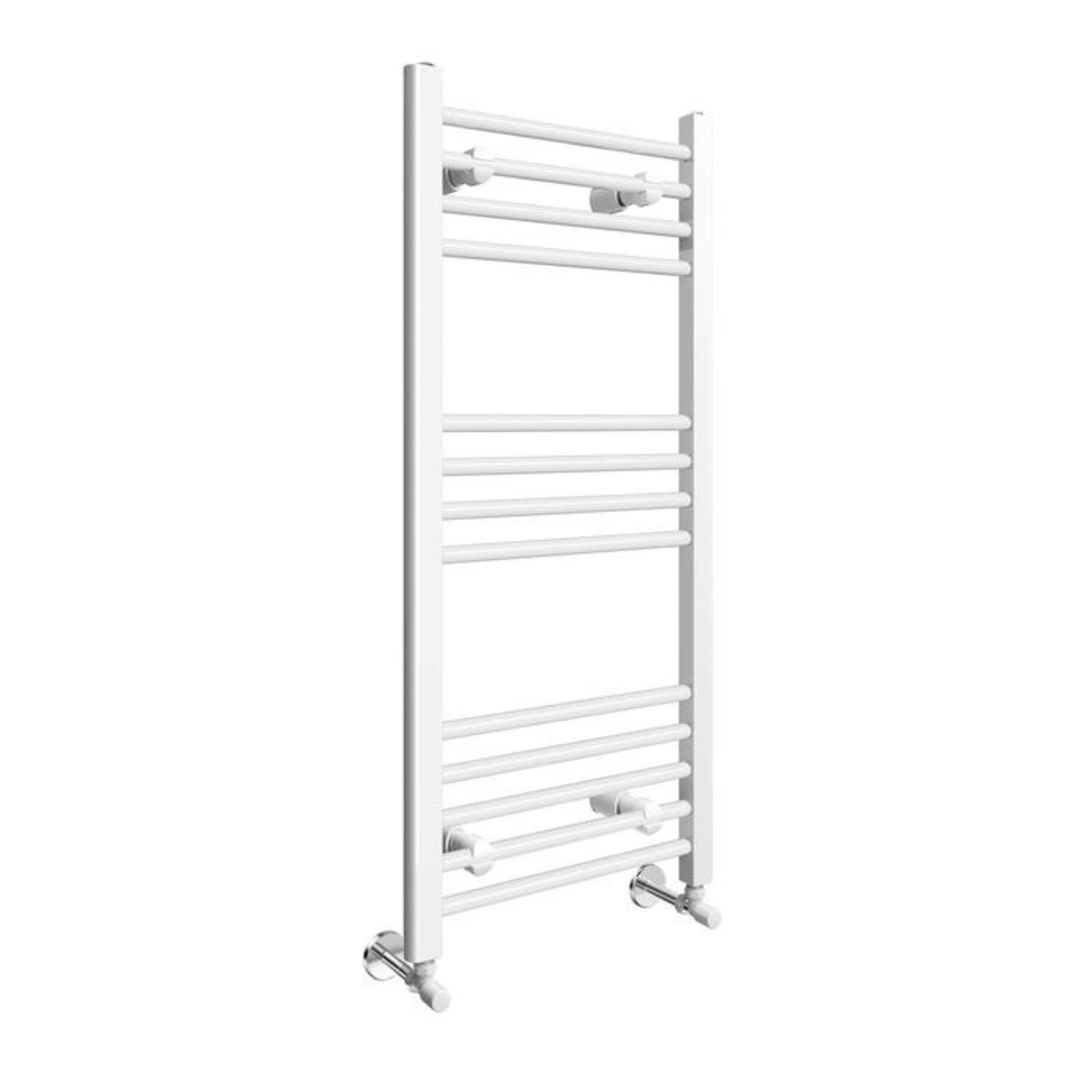(VD158) 900x500mm White Basic Towel radiator High gloss White.RRP £165.99.Made from low-carbon... - Image 3 of 3