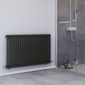 (HM14) 600x1000mm Thorpe Horizontal Designer radiator Anthracite. RRP £360.99. Discover our st...