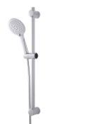 (QQ145) 3 way Chrome effect Shower kit. Easy clean : The shower head is equipped with rubber((QQ145)