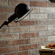 9m2 Modern Brick Effect Ceramic Tiles.25x50cm, Inspired by the raw look of exposed brick walls ...