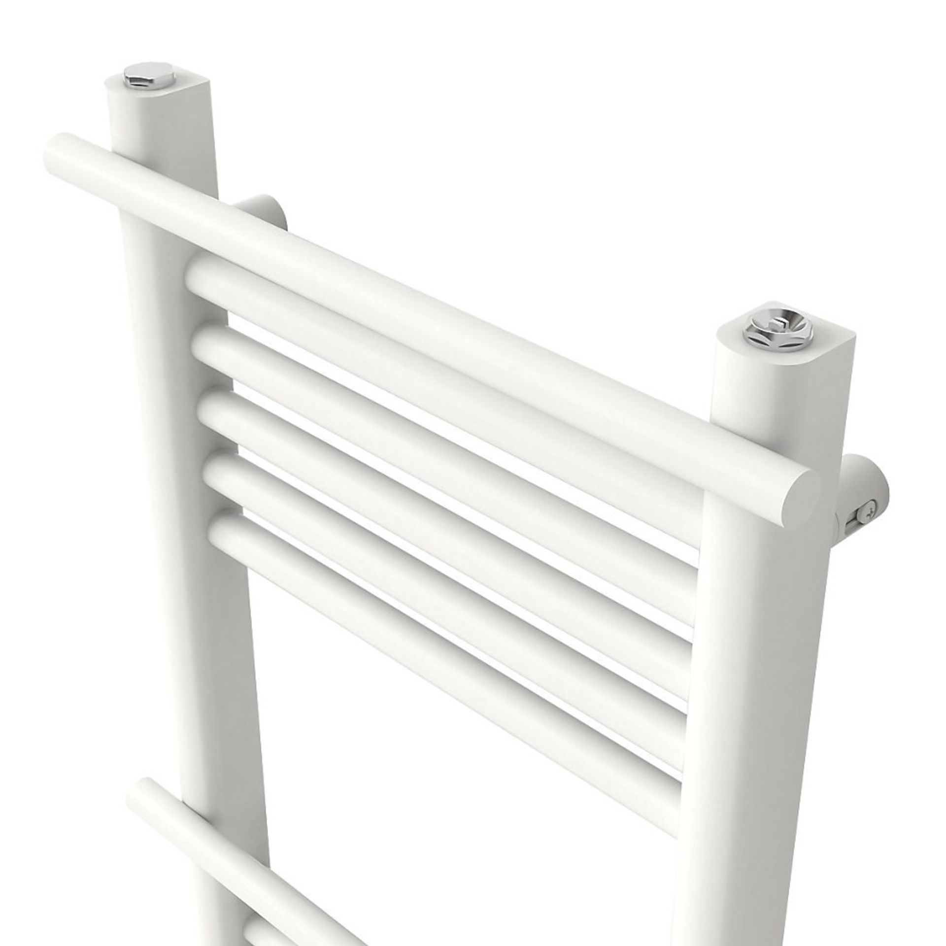 (HM60) 1500x500mm Solna Designer Towel Radiator White. Bar-on-bar design that allows the towe... - Image 3 of 3