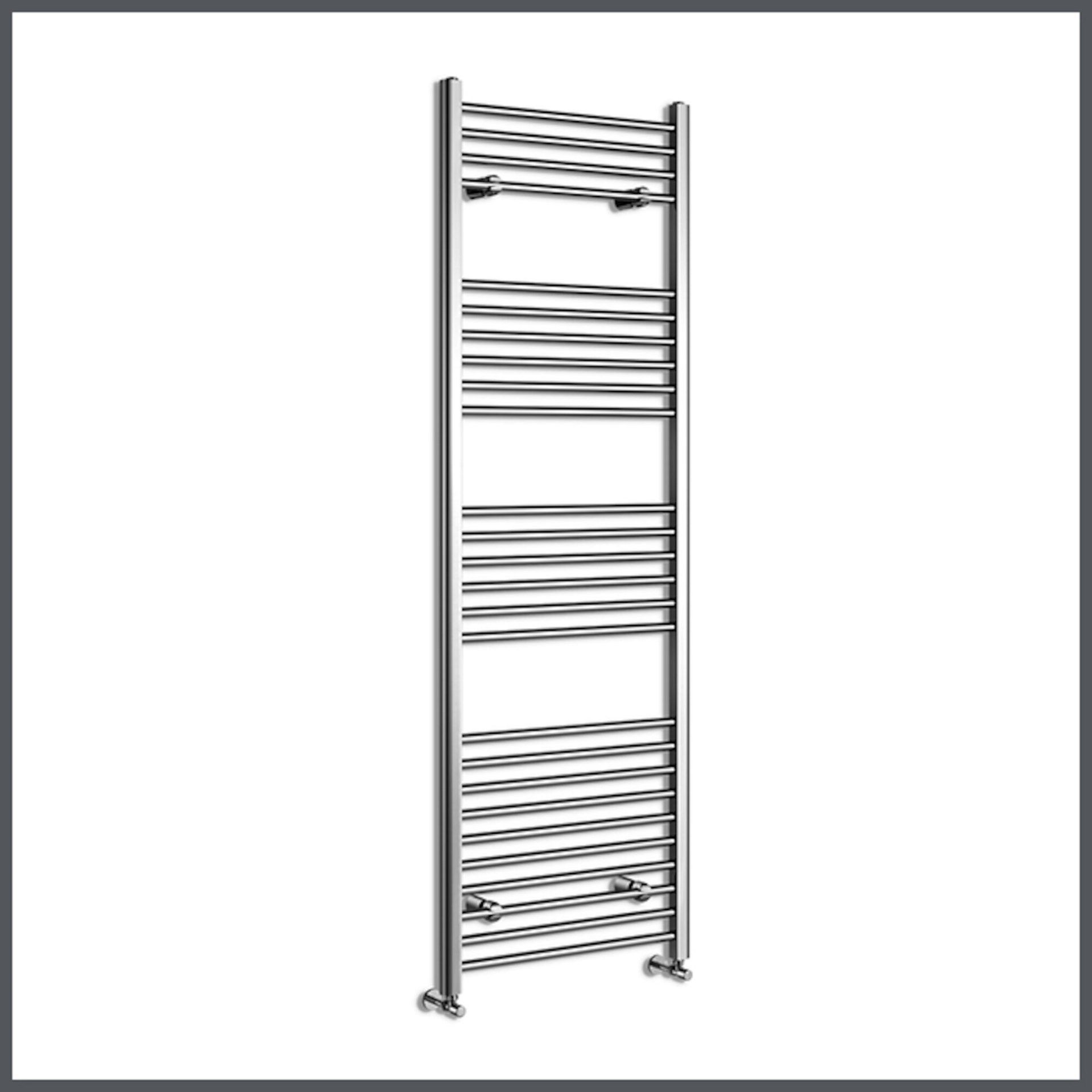 (VD159) 1200x450mm Straight Heated Towel Radiator.RRP £354.99.Transform your bathroom with th...
