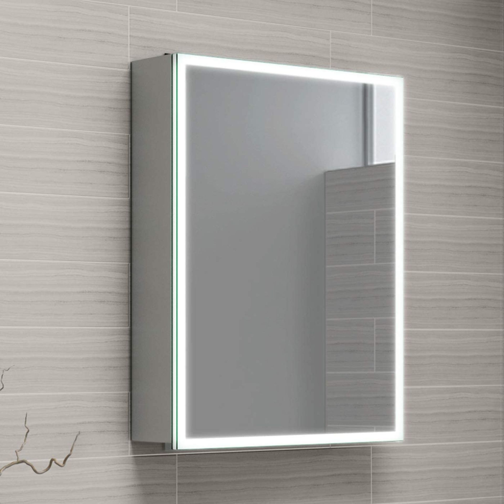 450x600 Cosmic Illuminated LED Mirror Cabinet. RRP £234.99. MC161. We love this mirror cabinet... - Image 3 of 3