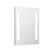 (WG188) 450x600mm Omega Illuminated LED Mirror. RRP £349.99. Energy efficient LED lighting wit...