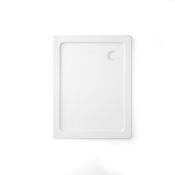 (VD86) 1000x760mm Rectangular Stone Shower Tray - Ultra Slim. RRP £399.99.Low profile ultra s...