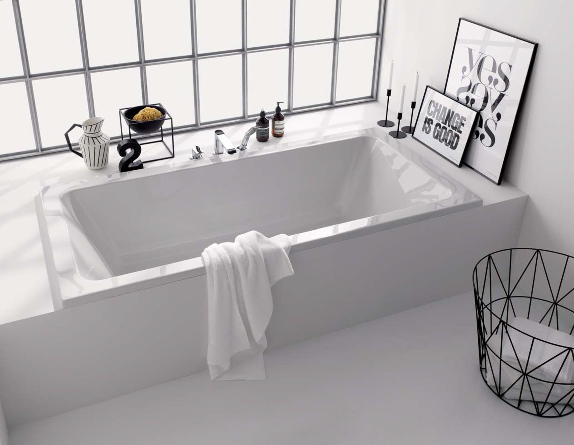 (RC12) 1700x750mm Keramag myDay Double Ended bathtub. RRP £981.03. white. If youre looking for...