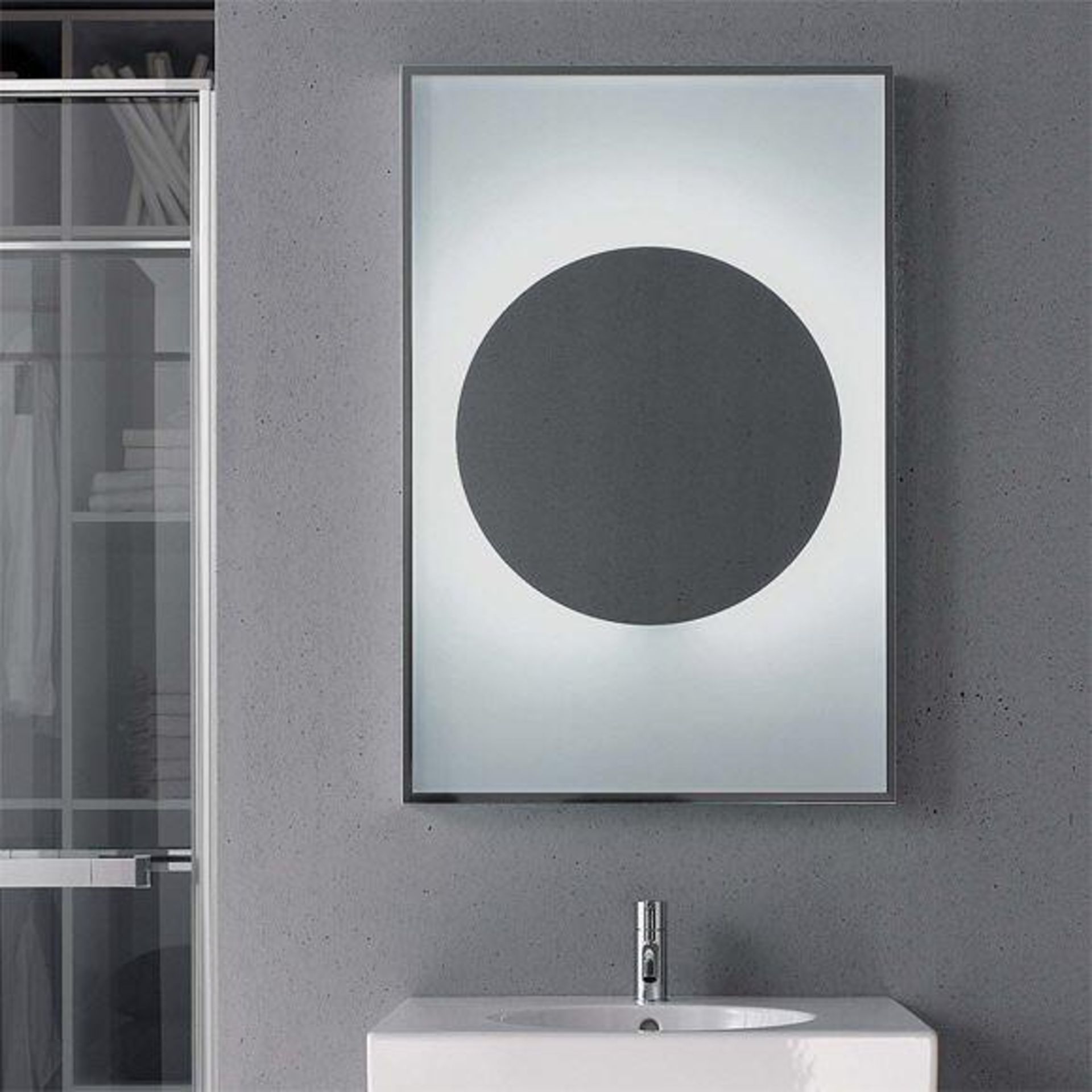 (RR32) KERAMAG 600x900mm Presciosa ll Illuminated Mirror. RRP £554.99 The aesthetics of stripp...