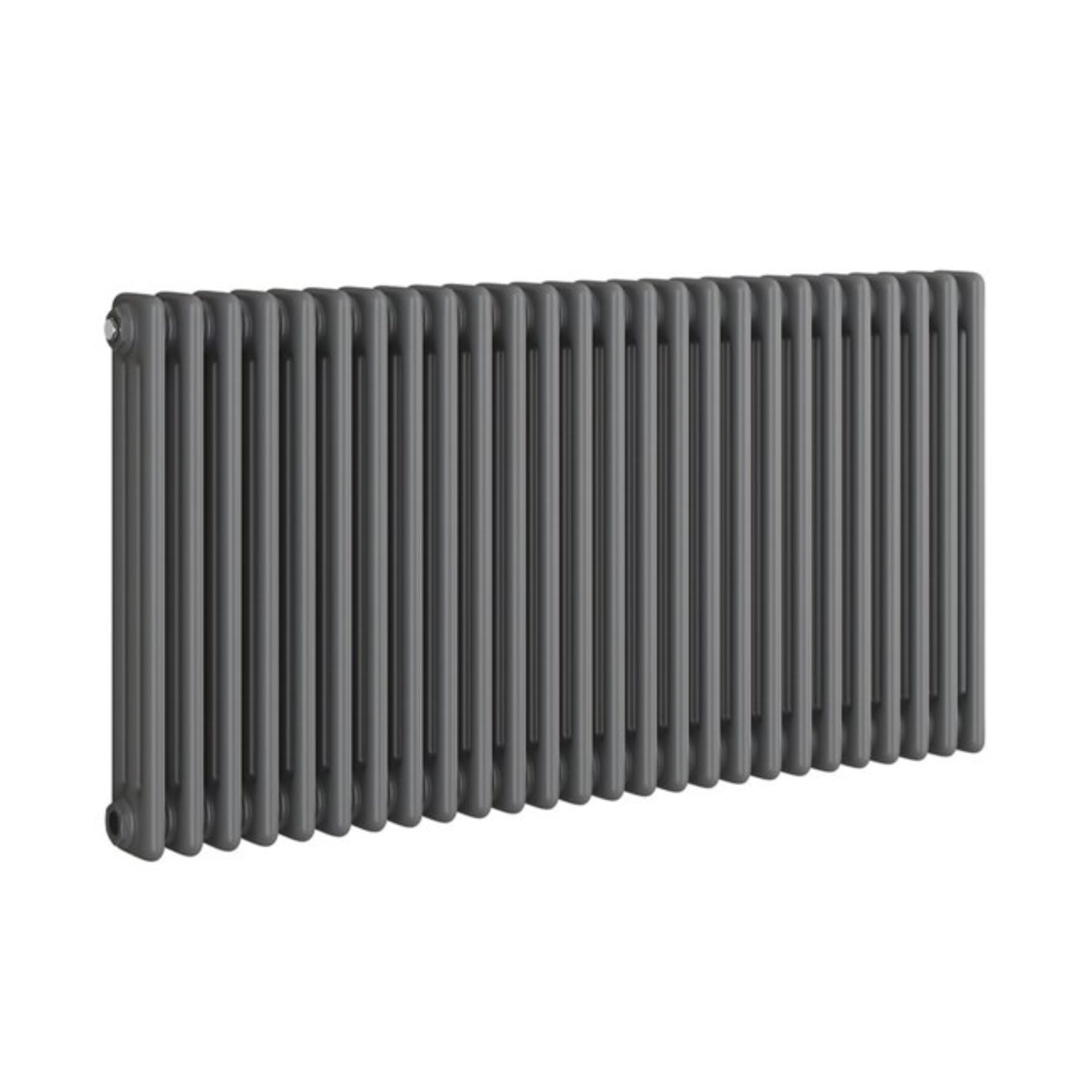 600x828mm Anthracite Double Panel Horizontal Colosseum Traditional Radiator.RCA563. RRP £542.... - Image 3 of 3