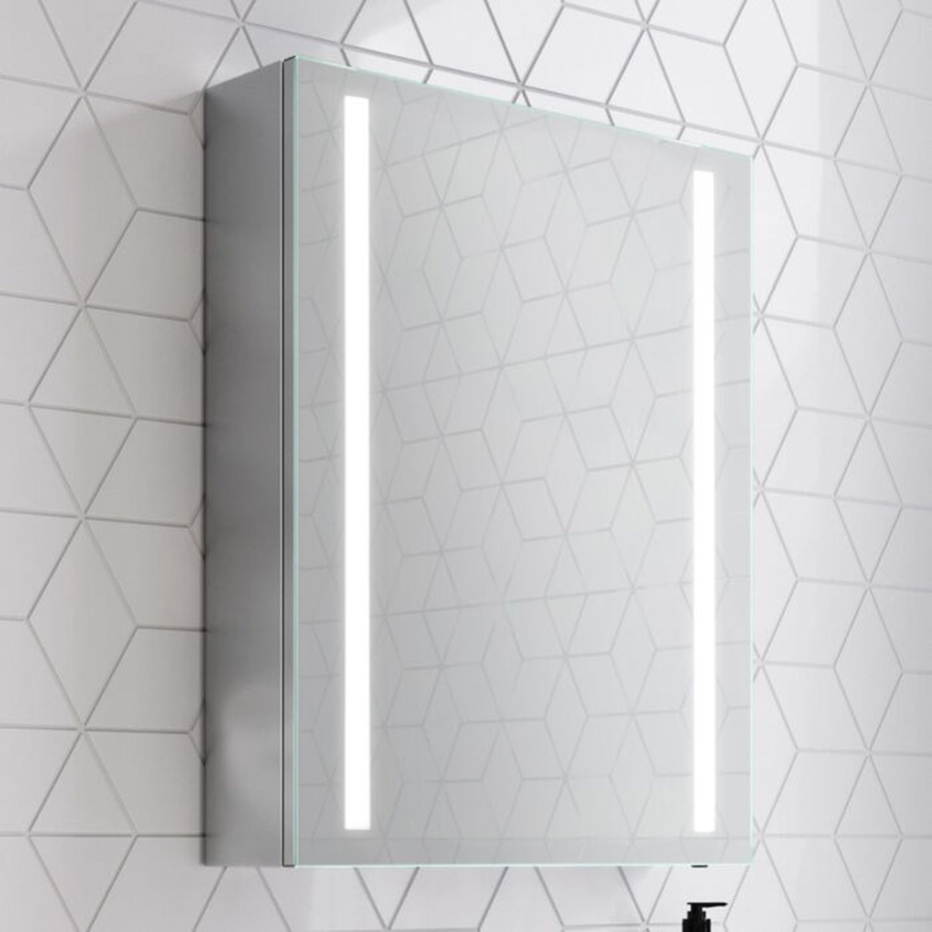 (RK2) 500x650mm Dawn Illuminated LED Mirror Cabinet. Energy efficient LED lighting, adding a c... - Image 2 of 5
