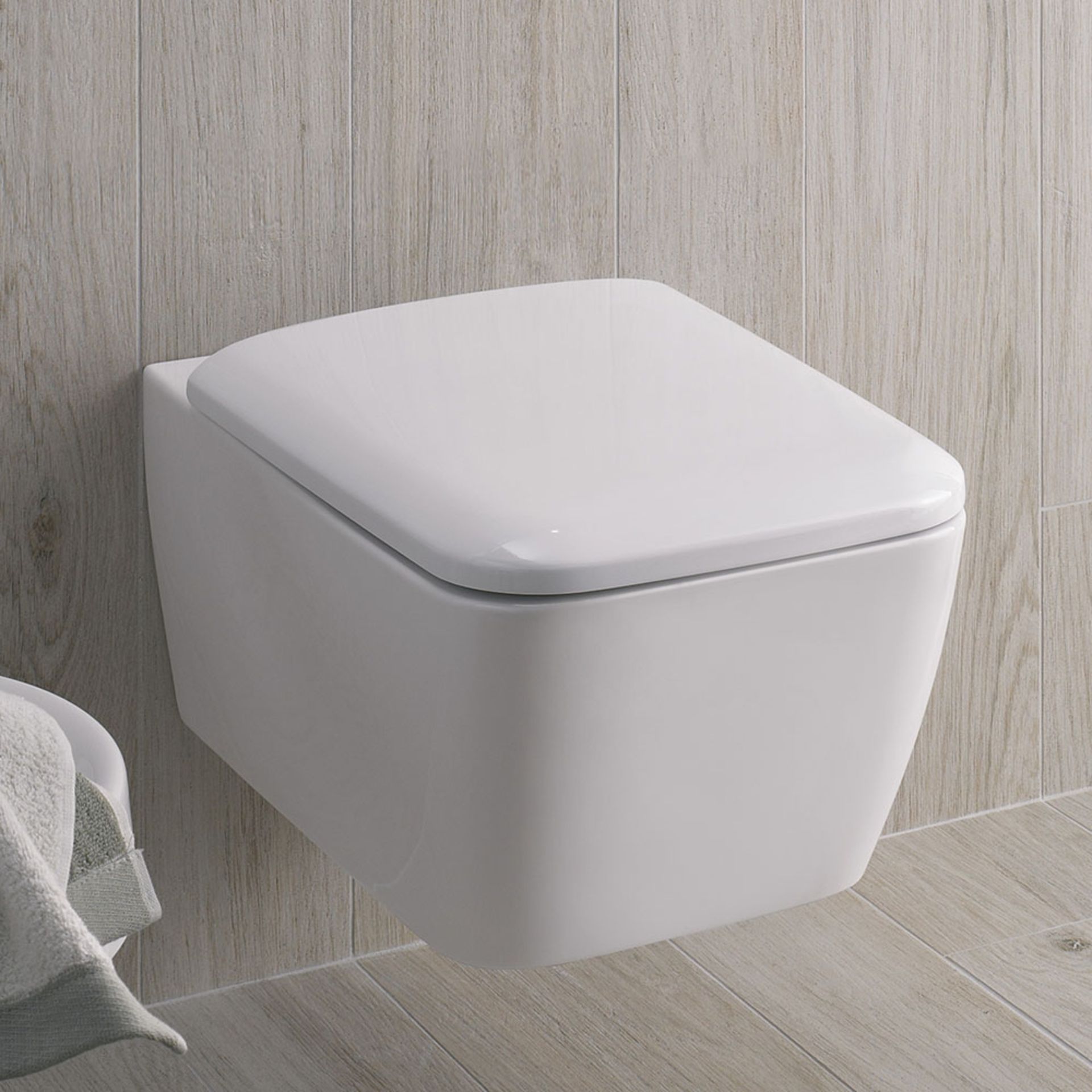 Keramag It! Back to wall Toilet Pan. The complete bathroom it!Brings clear modernity to the bat...