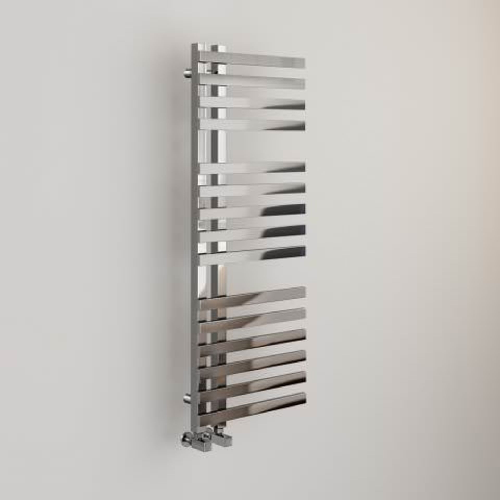 1200x450mm Chrome Designer Towel Radiator -Square Rail RRP £549.99 . RD1200450. We produce o... - Image 3 of 3