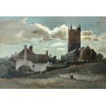 JOSEPH CROCKER BEARE RCA (ENGLISH 1887-1972) ‘North Bovey’ watercolour