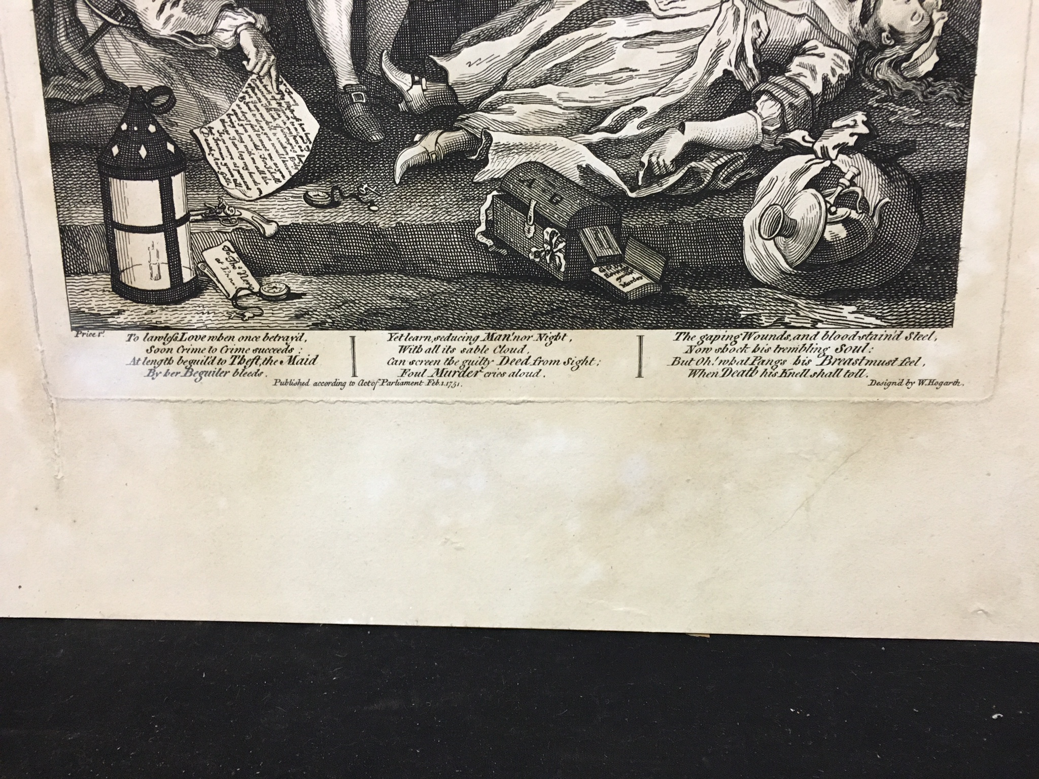 William Hogarth (1697-1764) the four stages of cruelty prints - Image 2 of 18