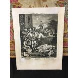 William Hogarth (1697-1764) the four stages of cruelty prints